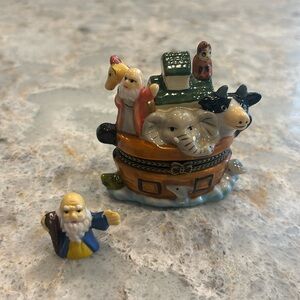 Noah’s Ark biblical trinket box